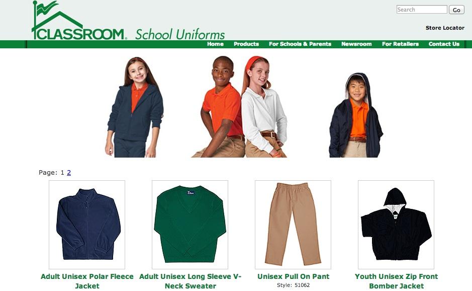 Classroom+School+Uniforms+sells+a+variety+of+school+uniforms.+%0A