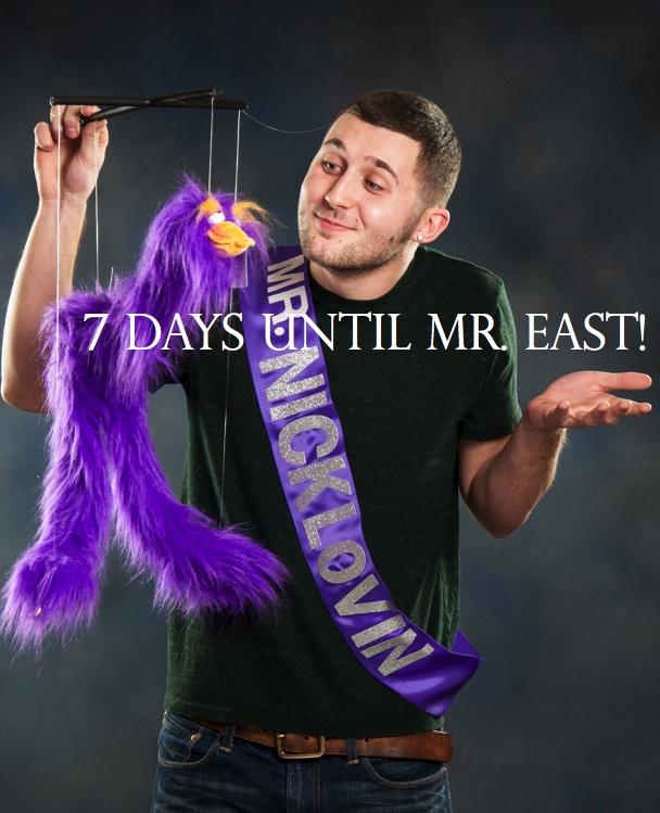 Mr. East Countdown: Mr. NickLovin—7 days to go!
