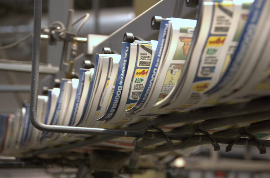 Newspaper printing should be discontinued in the United States