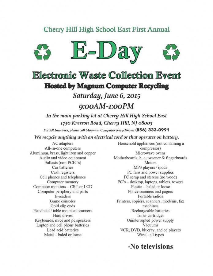 E-Waste Collection Day proves successful at East