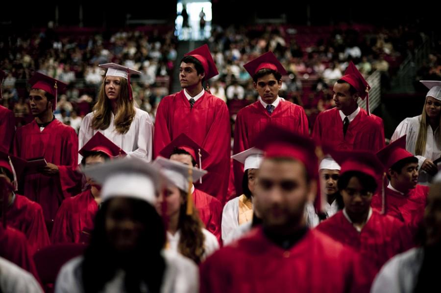 Teachers, students and their families celebrated their graduation from Cherry Hill High School East in a ceremony in the Liacouras Center in Philadelphia Monday, June 18th.