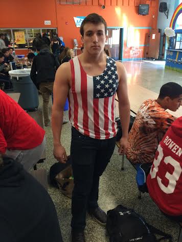 Gilad Bar (17) participates in East Murica day