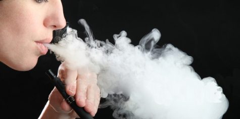Vaping contains a nicotine liquid substance that is inhaled.