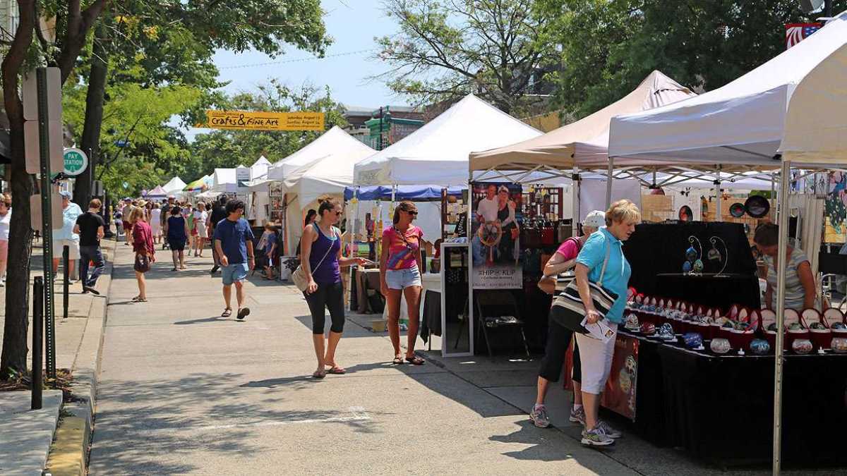 The Annual Crafts And Fine Arts Festival Takes Over The Streets Of 