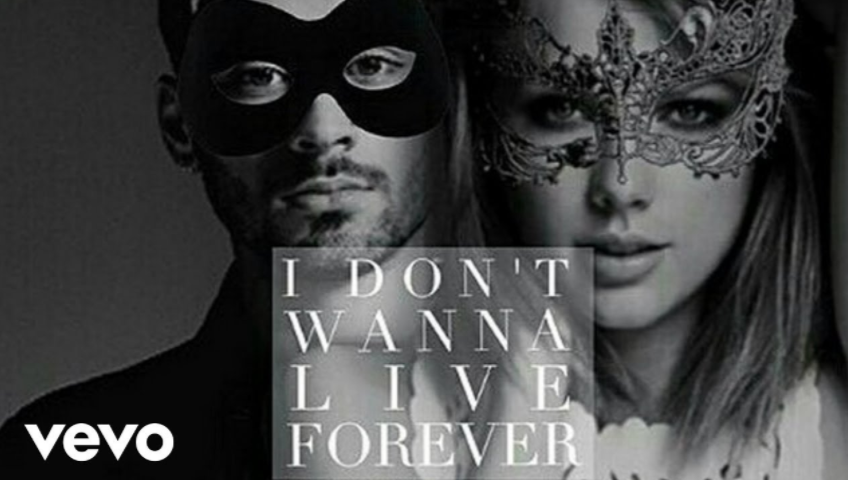 The song, I dont wanna live forever is a powerful, yet romantic song. 