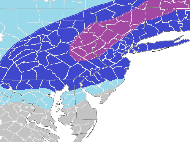 Major winter storm expected to hit the area Thursday morning