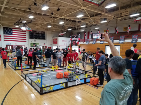On March 4th, East hosted the state competition for VEX Robotics. 