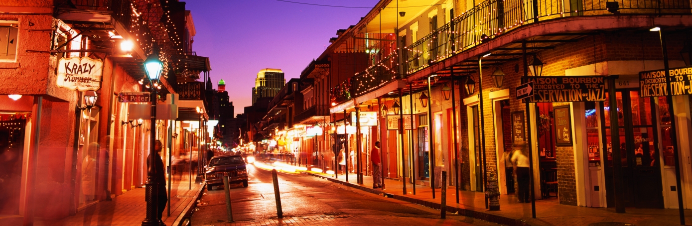 Bourbon Street is a common attraction for many visitors coming to New Orleans.