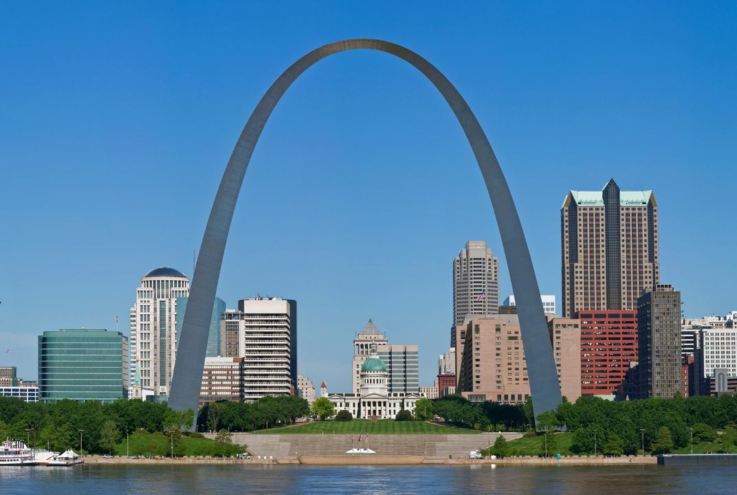 The gateway arch is the gateway to the West.