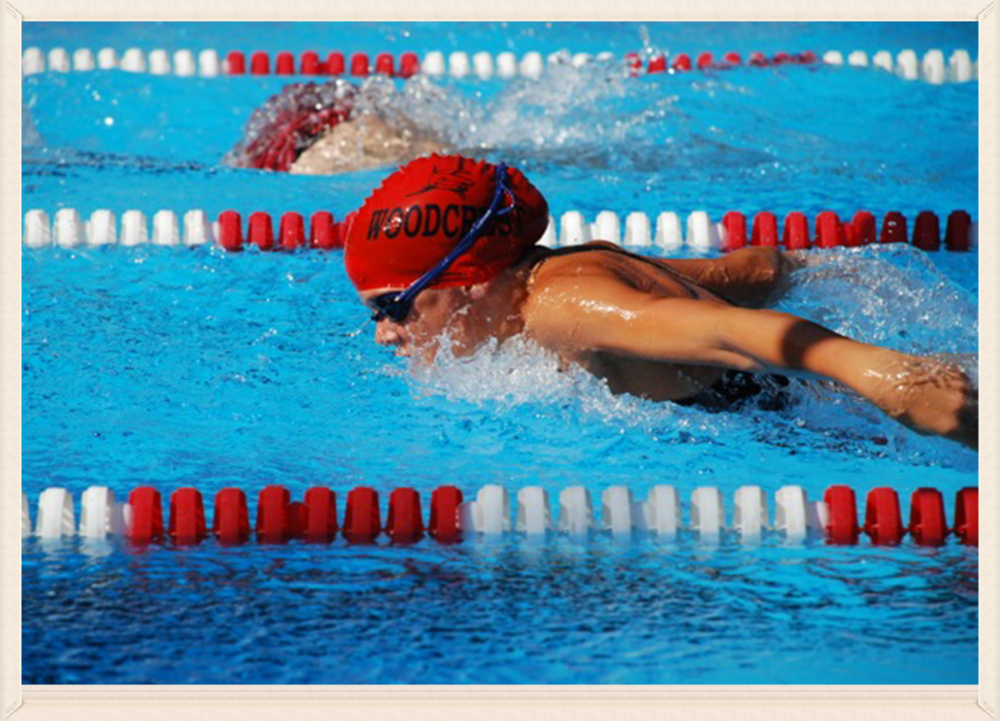 East Students participate in  summer swim teams.