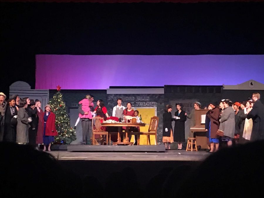 East students participate in the fall show Its A Wonderful Life
