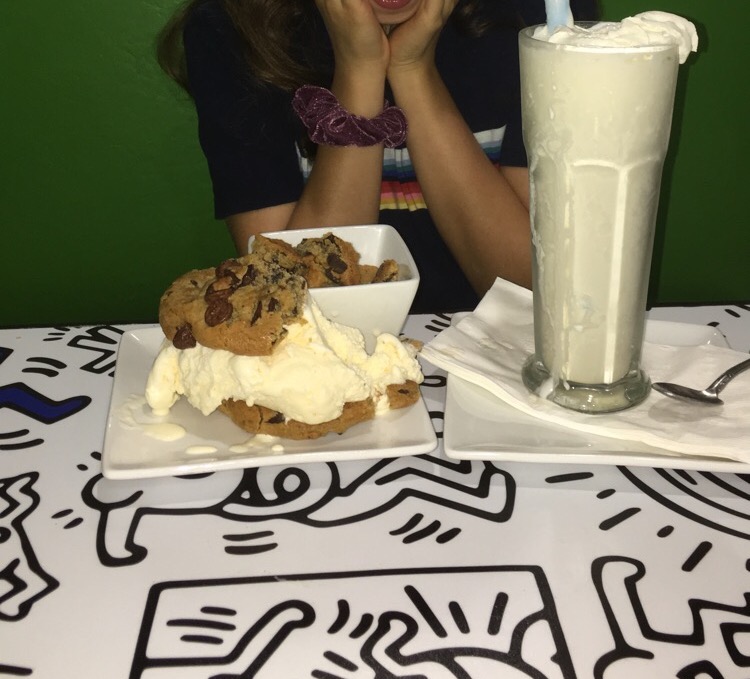 The amazing Chocolate Chip Cookie Shake is just one of the many amazing milkshakes the Marlton Diner has to offer.