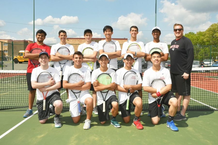 The Cherry Hill East boys tennis team is collecting and donating tennis racquets.  