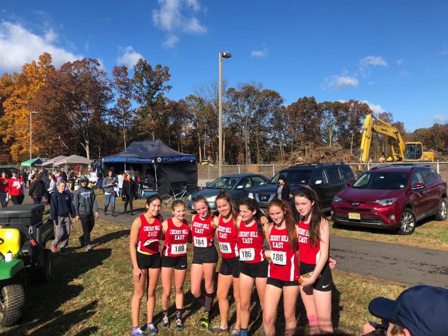 On+November+3%2C+the+East+girls+cross+country+took+fifth+place+at+the+The+New+Jersey+State+Interscholastic+Athletic+Association+%28NJSIAA%29+Sectionals.