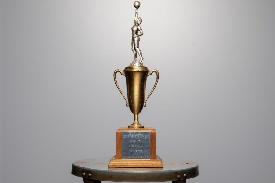 The East Girls Basketball 1969-1970 championship trophy 