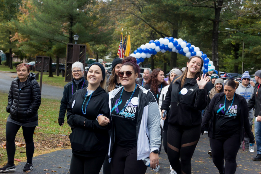 Many people participate in the Camden County Out of the Darkness Walk, to help support suicide.  