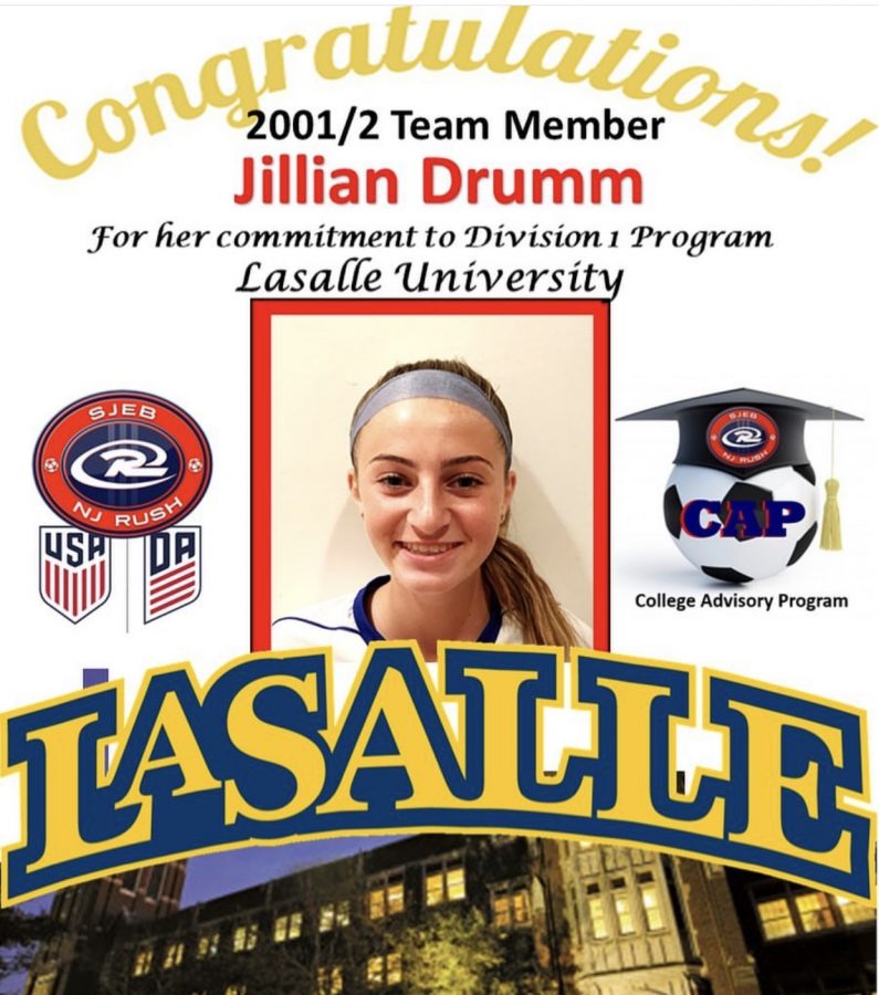 Jillian Drumm cannot wait to play soccer at La Salle University in two years.  