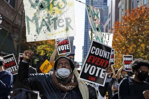 After calls from Trump supporters to stop counting mail-in ballot votes, Philadelphians protested in response to count every vote. 