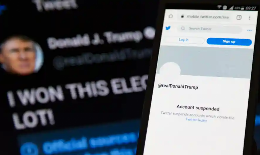 Former president Donald Trumps Twitter account was suspended after spreading false misinformation and inciting violence, which violated Twitters user policies.