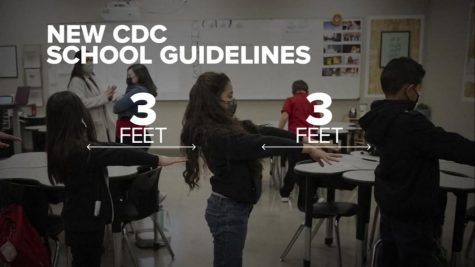 The CDC updates its guidelines to enforce three-feet distancing between students. 