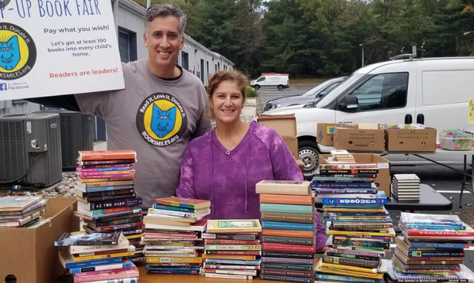 Book Smiles aims to provide books to as much children as possible.