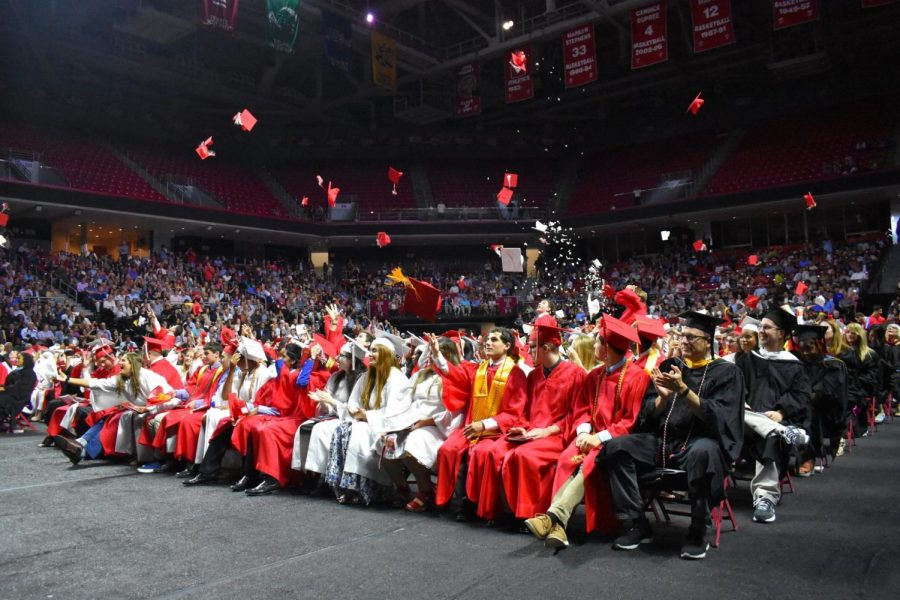 The venue for the East graduation this year has changed from the usual Temple University to the football stadium at Cherry Hill West.