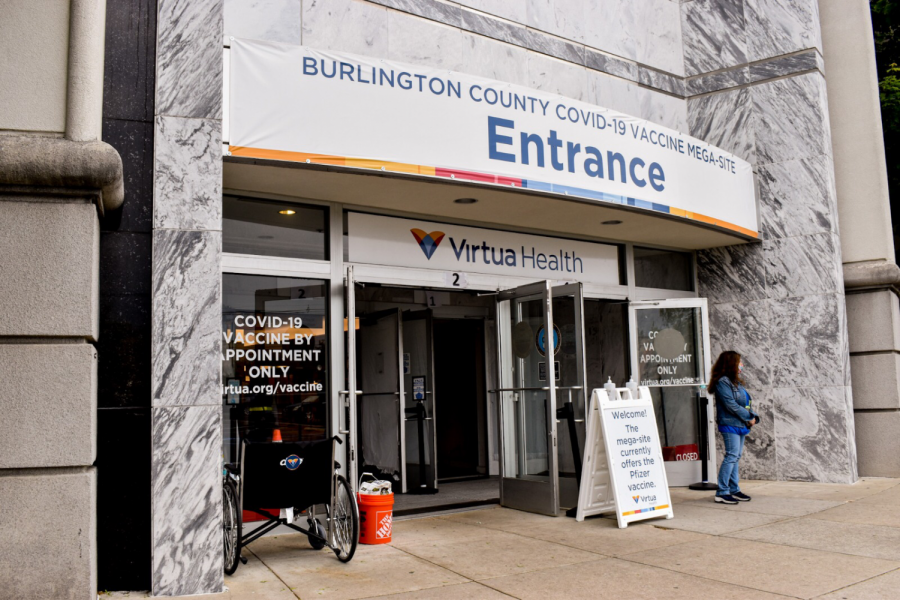The Moorestown Mall is the home of the The Burlington County Vaccine Mega-Site.