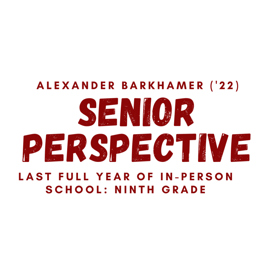 Senior perspective: Alexander Barkhamer