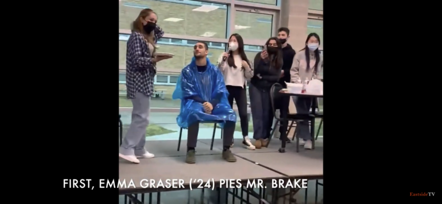 Mr.+Brake+participates+in+Easts+pie-in-the-face+fundraiser.