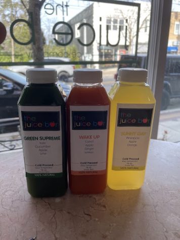 The Juice Bar sells cold pressed juices, juice cleanse packs, sea moss gel, and ginger shots.