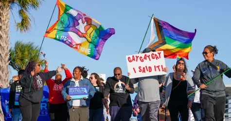 An increasing number of protesters gather after Florida passes the Dont Say Gay Bill
