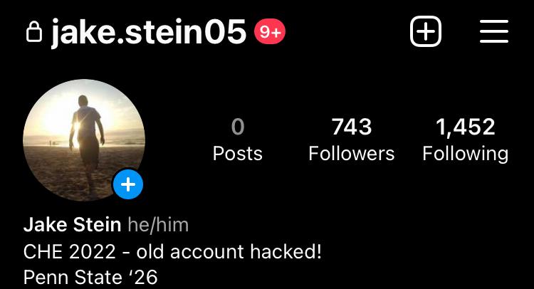 The fake account, under the name Jake Stein, near the time of publication.
