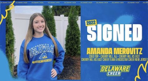 Amanda Merovitz (22) official commitment post to University of Delaware
