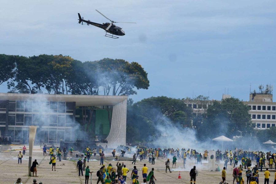 Supporters of Bolsonaro storm Brazilian government buildings.