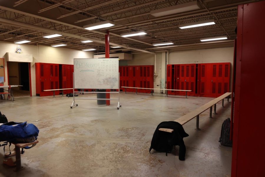 The locker rooms will be in much better condition in the future after the changes.