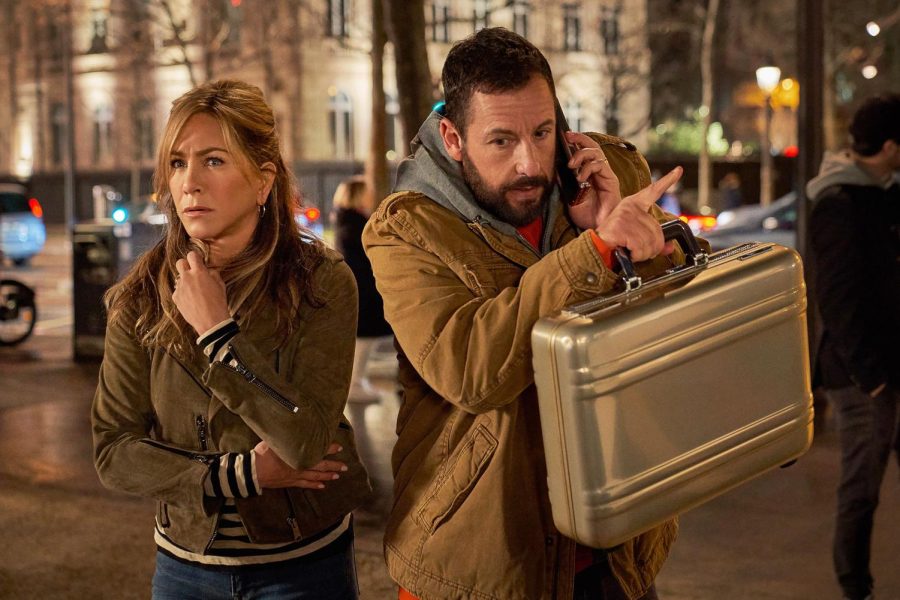 Murder+Mystery+2+was+released+to+Netflix+on+March+31%2C+2023%2C+and+stars+Jennifer+Aniston+and+Adam+Sandler.+