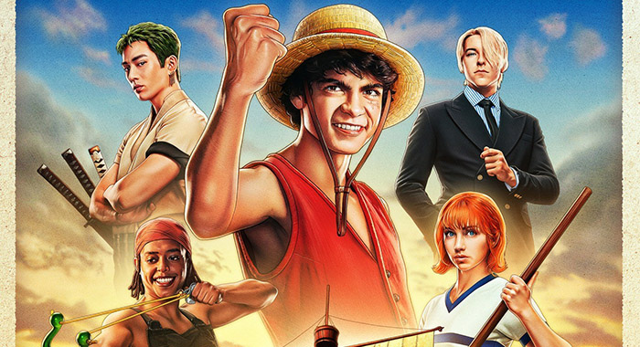 The 1000+ episode series One Piece turns into a live action version.