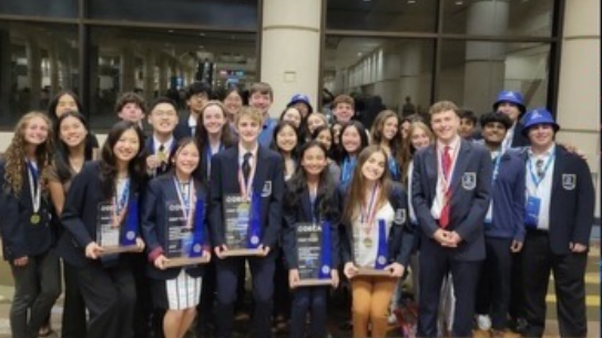 Over 30 East students compete at the DECA Nationals this past spring.