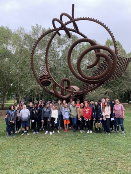 Students in Mrs. Morgan’s class visit Grounds For Sculpture.