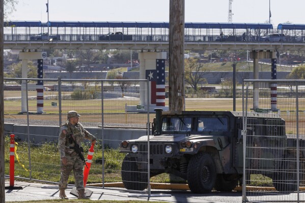 The Biden administration and Texas have found themselves at odds over migrant influxes over the southern border. (Courtesy of Sam Owens/The San Antonio Express - News via AP)
