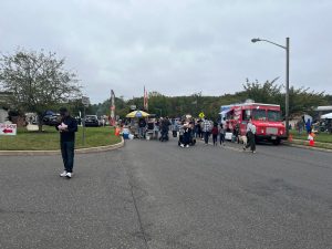 Pictured above are some of the vendors at the food truck festival.