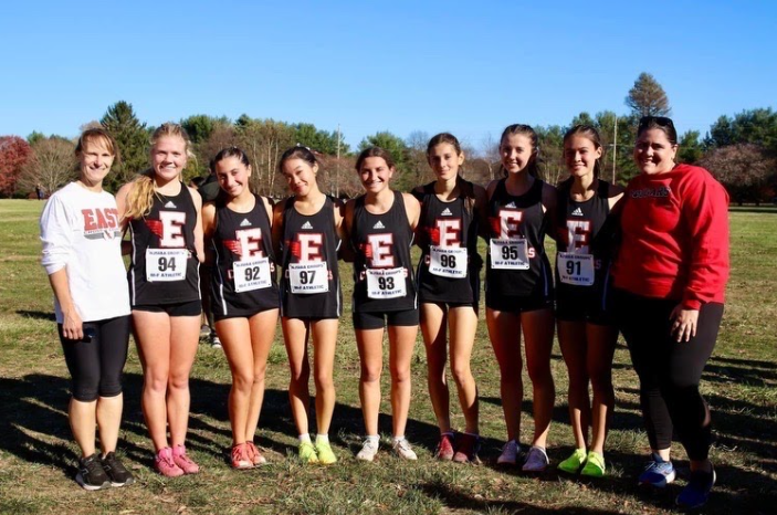 East girls Varsity squad at States.