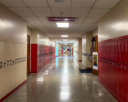 East's F-wing hallway