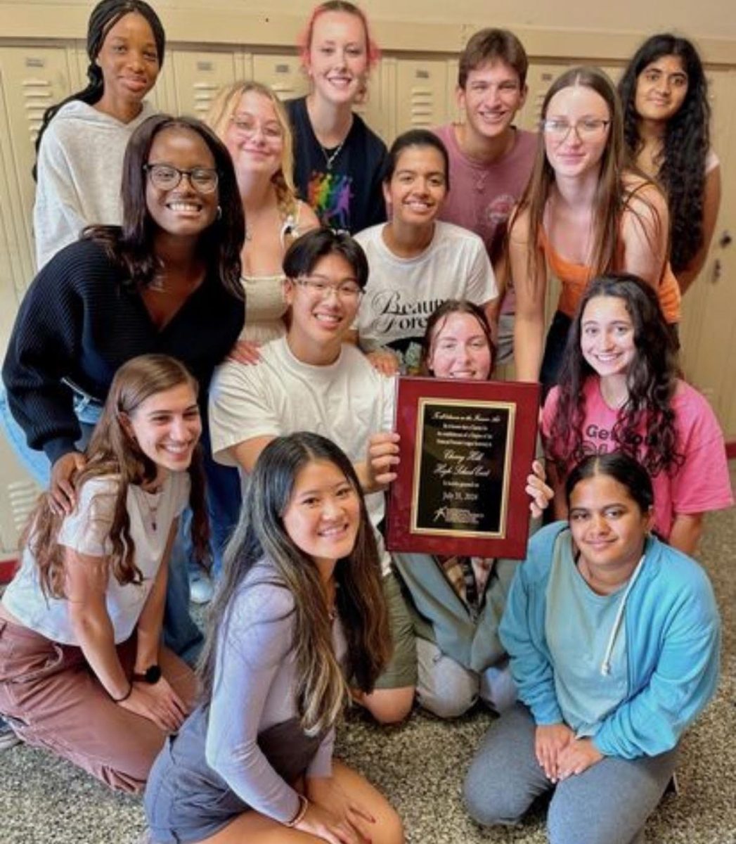 The Cherry Hill East Speech and Debate Team celebrate success at the first competition of their 24-25 season at Phillipsburg High School (Courtesy of
CHE  Speech and Debate Team)