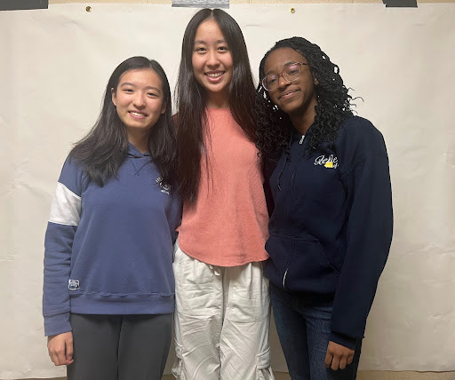 Kaiyan Ling ('25), Erin Li ('25), and Madison Johnson ('25)