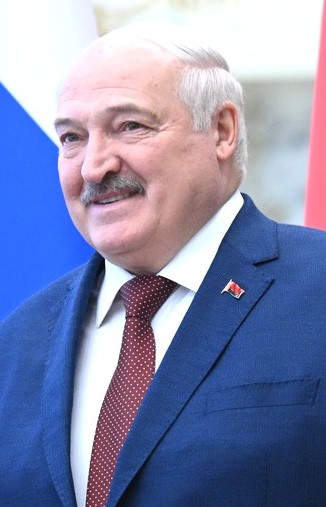 Alexander Lukashenko pictured at a meeting with President of Russia Vladimir Putin. "Alexander Lukashenko" by The Website of the President of the Russian Federation is licensed under CC BY 4.0