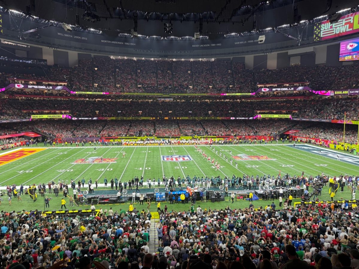 A view of the inside of the Caesar's Superdome in New Orleans.