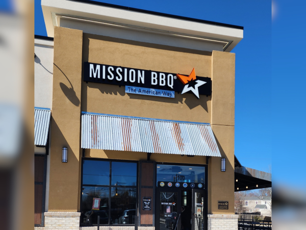 The Mission BBQ exterior in Sicklerville.