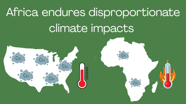 Africa endures disproportionate climate impact to its emission contributions