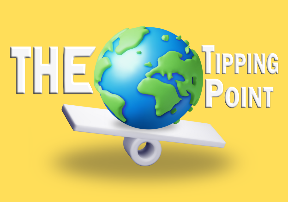 A representation of Earth at its tipping point. 